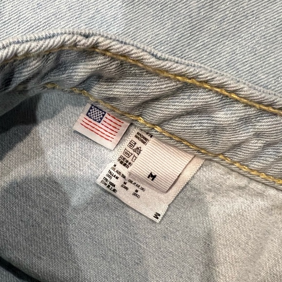 American Apparel Denim Button Down Skirt - Picture 3 of 4